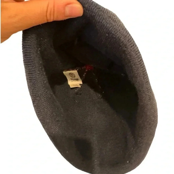 Vintage Team USA Beanie Hat, America Black winter snow skiing snowboarding - Picture 4 of 4